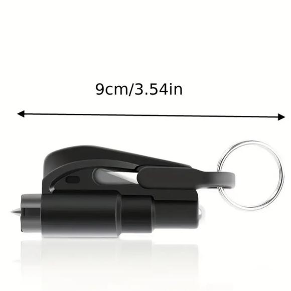 New Safety Keychain Breaks Glass Cuts Seatbelts - Picture 1 of 4